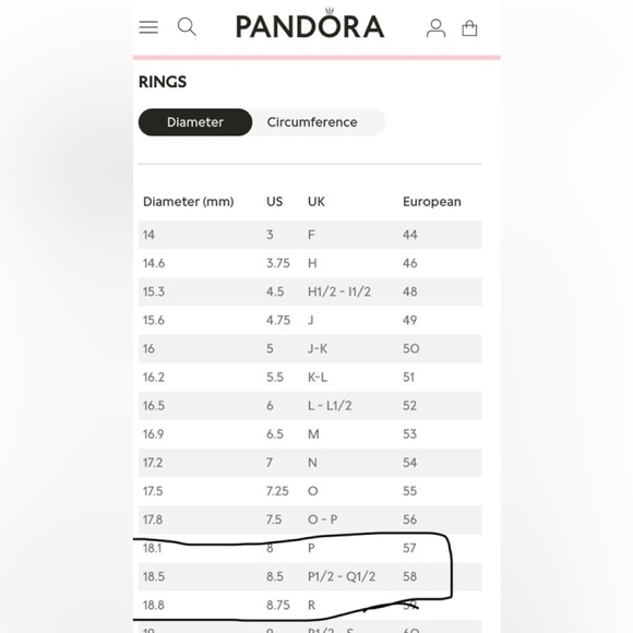 Pandora Sparkling Double Halo Ring - Stackable Ring for Women size 8.5 - Picture 7 of 8